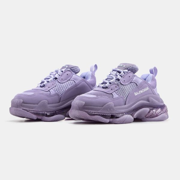 Кросівки Balenciaga Triple S Clear Sole Purple 11233-Фіолетовий-36 фото