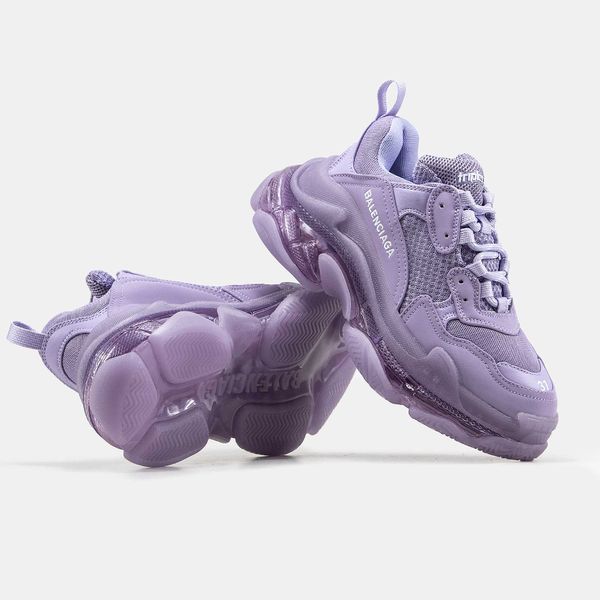Кросівки Balenciaga Triple S Clear Sole Purple 11233-Фіолетовий-36 фото