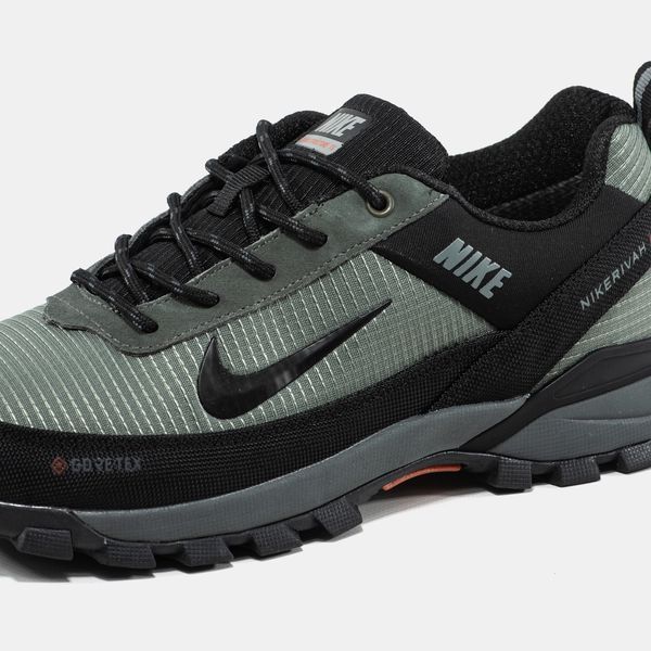 Кросівки Nike Rivah Gore-Tex Green Black Grey 21865-Хакі-44 фото