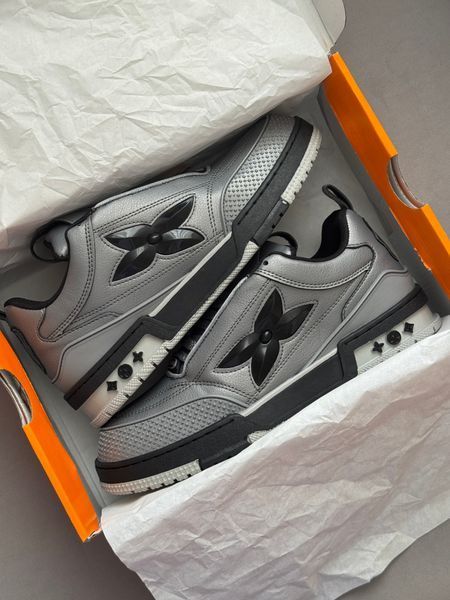 Кросівки Louis Vuitton Skate Sneaker Grey Black 24136-Сірий-42 фото