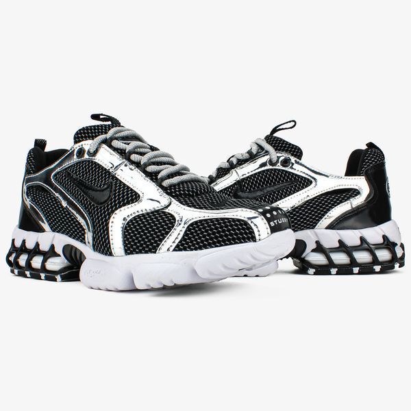 Кросівки Nike x Stussy Air Zoom Spiridon Cage 2 02076-Сріблястий-36 фото