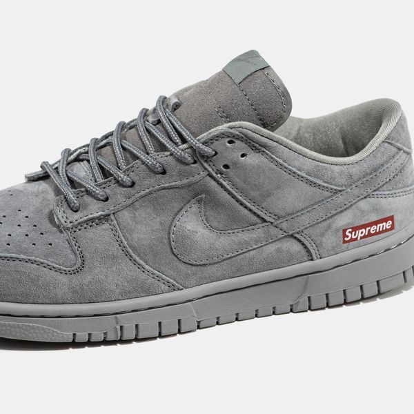 Кросівки NIke SB Dunk Low x Supreme Grey 22869-Сірий-37 фото