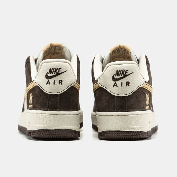 Кросівки Nike Air Force 1 x Undefeated Brown Beige 24173-Коричневий-41 фото
