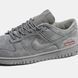 Кросівки NIke SB Dunk Low x Supreme Grey 22869-Сірий-37 фото 6