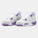 Кросівки Nike Air Jordan 4 White Purple 19607-Білий-36 фото 2