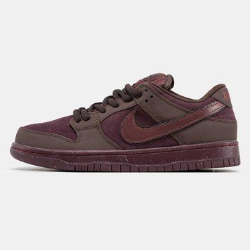 Кросівки Nike SB Dunk Low x Louis Vuitton Grey Blue Red 16578-Бордовий-36 фото