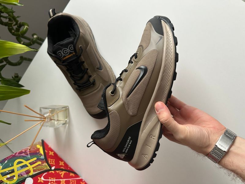 Кросівки Nike ACG AIR WILDHORSE Gore-Tex Khaki Black Termo 23597-Коричневий-41 фото