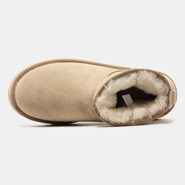 Уггі Ugg Classic Ultra Mini Platform Beige 13420-Бежевий-36 фото