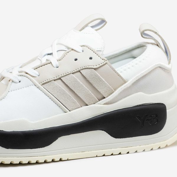 Кросівки Adidas Y-3 Rivalry White Beige Black 17282-Бежевий-36 фото
