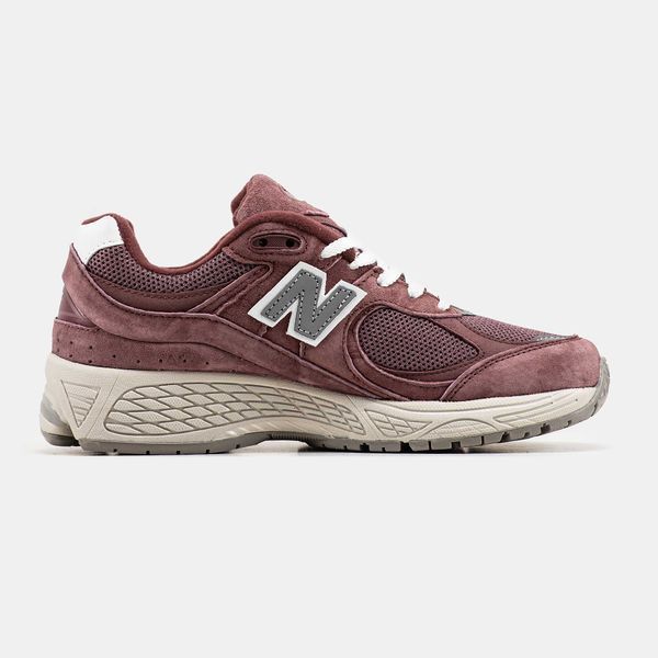 Кросівки New Balance 2002R Black Fig Bordo 09365-Бордовий-36 фото