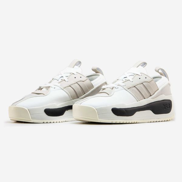 Кросівки Adidas Y-3 Rivalry White Beige Black 17282-Бежевий-36 фото
