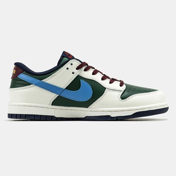 Кросівки Nike SB Dunk Low White Green Bordo 17518-Мультиколір-36 фото