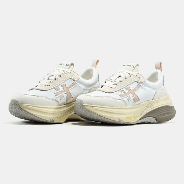 Кросівки Premiata HILL White Beige 23660-Білий-36 фото