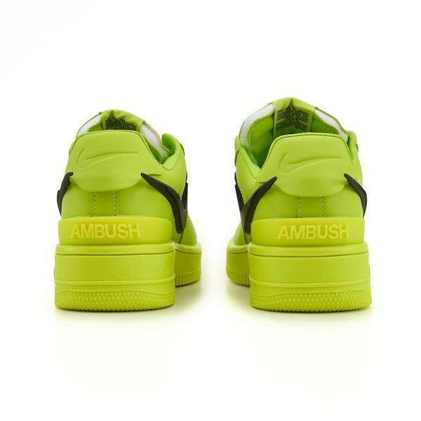 Кросівки Nike Air Force 1 Low x AMBUSH Flash Lime 23095-Зелений-36 фото