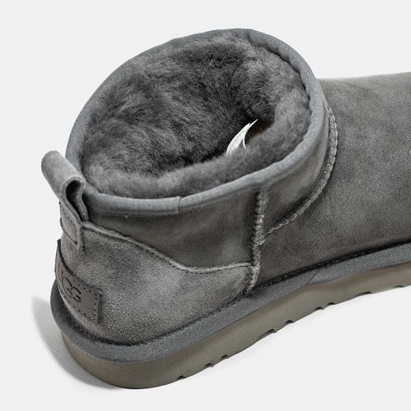 Уггі UGG Ultra Mini Gray 04986-Сірий-36 фото