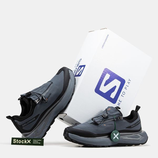 Кросівки Salomon Odyssey Gore-Tex Grey Black 18195-Сірий-36 фото