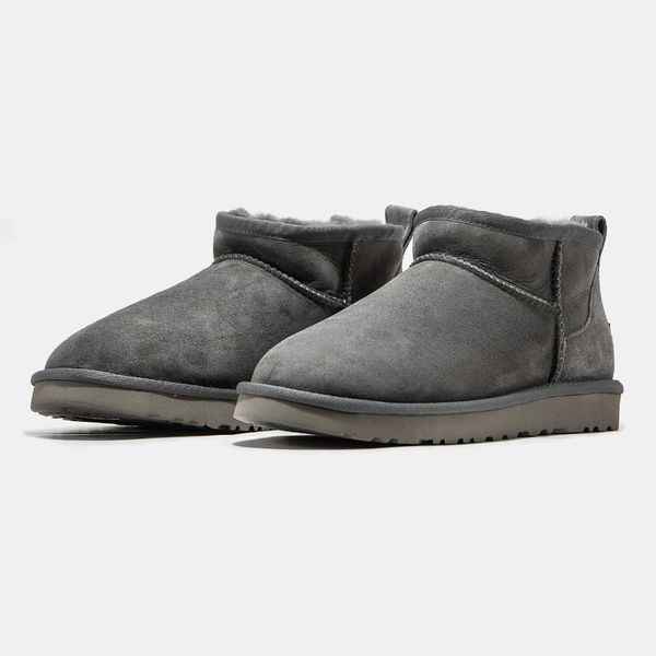 Уггі UGG Ultra Mini Gray 04986-Сірий-36 фото