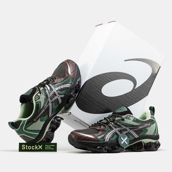 Кросівки Asics Gel-Quantum Kinetic Green Brown Black 15689-Мультиколір-36 фото