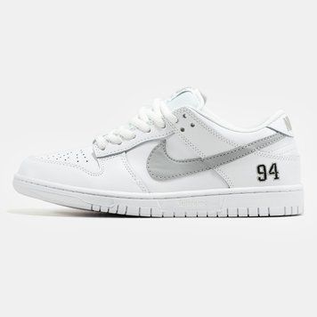 Кросівки Nike SB Dunk Low x Supreme White Grey 23767-Білий-36 фото
