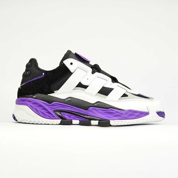 Кросівки Adidas Niteball White Violet 05982-Мультиколір-36 фото