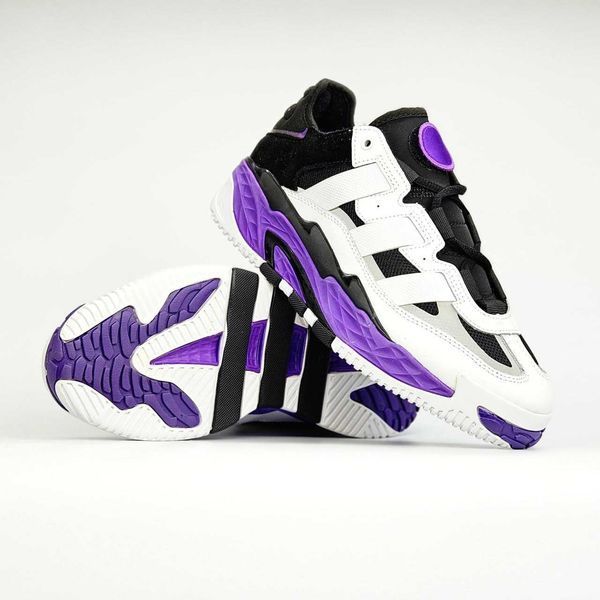 Кросівки Adidas Niteball White Violet 05982-Мультиколір-36 фото