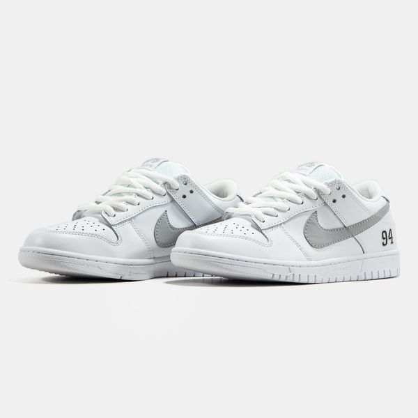 Кросівки Nike SB Dunk Low x Supreme White Grey 23767-Білий-36 фото