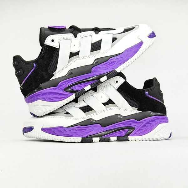 Кросівки Adidas Niteball White Violet 05982-Мультиколір-36 фото
