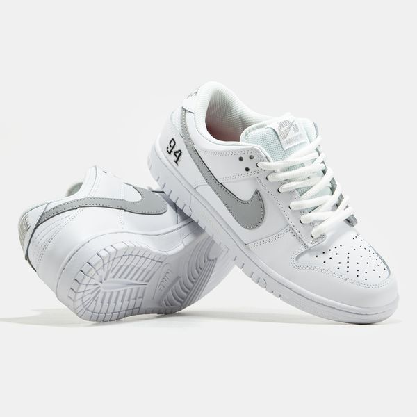 Кросівки Nike SB Dunk Low x Supreme White Grey 23767-Білий-36 фото