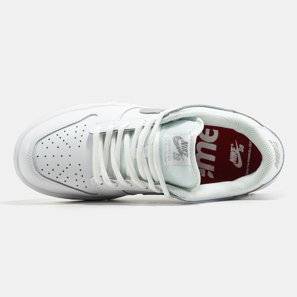 Кросівки Nike SB Dunk Low x Supreme White Grey 23767-Білий-36 фото