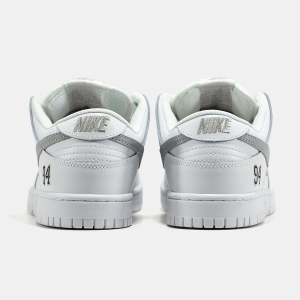 Кросівки Nike SB Dunk Low x Supreme White Grey 23767-Білий-36 фото