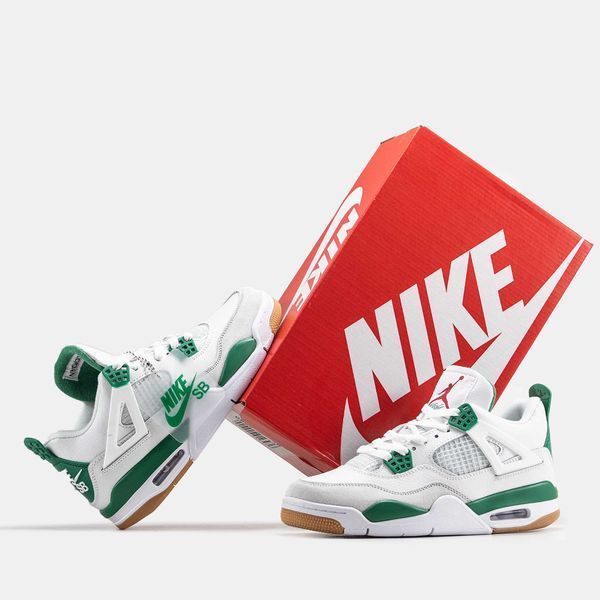 Кросівки Jordan 4 SB Pine Geen 12036-Білий-36 фото