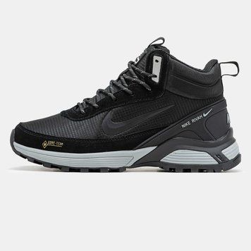 Кросівки Nike Rivah Gore-Tex Black Grey Winter Fur 19005-Чорний-44 фото