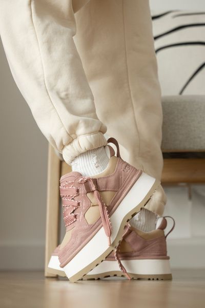 Уггі UGG Astromel Pink Beige Termo 23040-Рожевий-38 фото