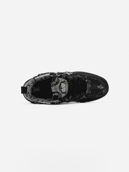 Кросівки Louis Vuitton Skate Black Grey 23679-Чорний-40 фото