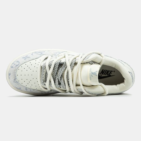 Кросівки Nike SB x Louis Vuitton White Grey 19470-Сірий-38 фото