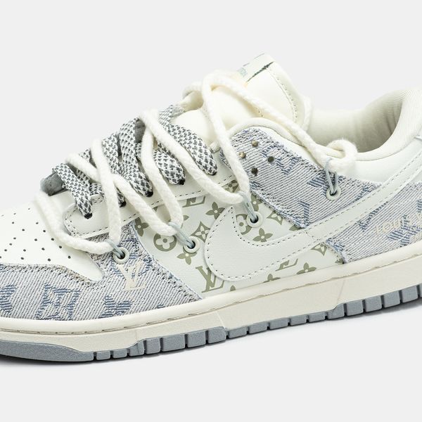 Кросівки Nike SB x Louis Vuitton White Grey 19470-Сірий-38 фото