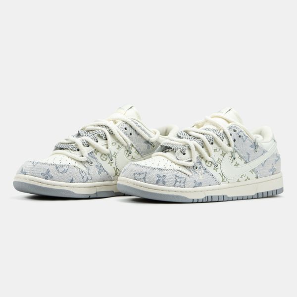 Кросівки Nike SB x Louis Vuitton White Grey 19470-Сірий-38 фото
