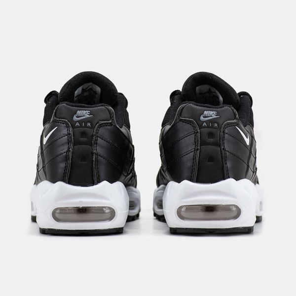 Кросівки Nike Air Max 95 Black White 17864-Чорний-36 фото