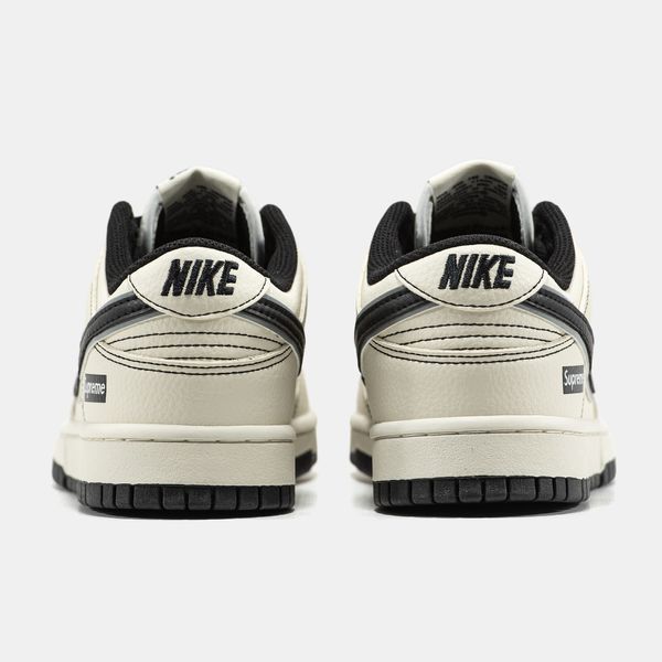 Кросівки Nike SB Dunk Low x Supreme Beige Black 24167-Бежевий-36 фото