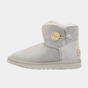 Уггі UGG Mini Bailey Button Light Grey 13954-Сірий-36 фото