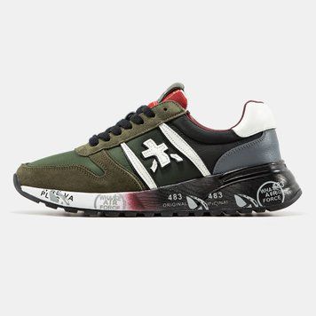 Кросівки Premiata Lander Khaki Black White 20722-Хакі-40 фото