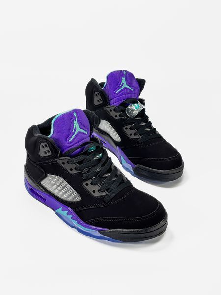 Кросівки Jordan Air Jordan 5 Retro Black Grape 19471-Чорний-40 фото
