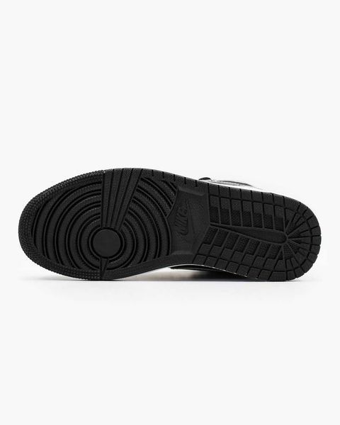 Кросівки Jordan Retro 1 Black Grey White High Shadow 01695-Сірий-42 фото