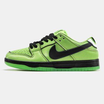 Кросівки Nike SB Dunk "Powerpuff Girls - Buttercup" 14823-Зелений-36 фото