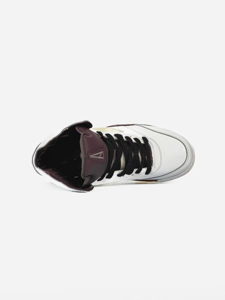 Кросівки Nike Air Jordan 5 Retro White Brown 23192-Білий-41 фото