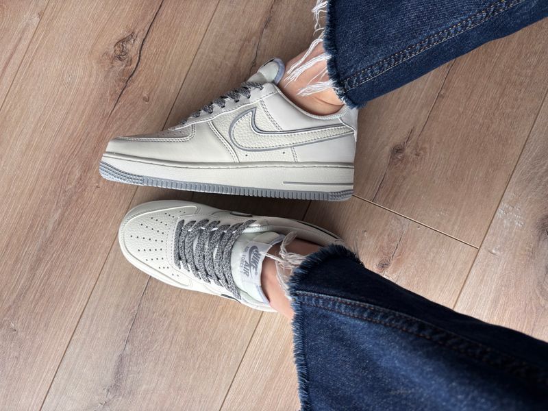 Кросівки Nike Air Force 1 Low x Undefeated White Grey 24313-Білий-44 фото