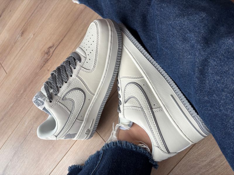 Кросівки Nike Air Force 1 Low x Undefeated White Grey 24313-Білий-44 фото