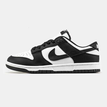 Кросівки Nike SB Dunk Low White Black 06183-Чорний-36 фото