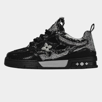 Кросівки Louis Vuitton Skate Black Grey 23679-Чорний-44 фото
