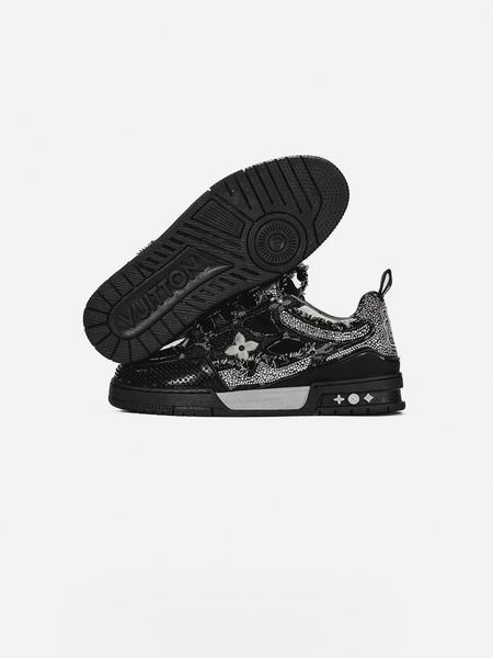 Кросівки Louis Vuitton Skate Black Grey 23679-Чорний-44 фото